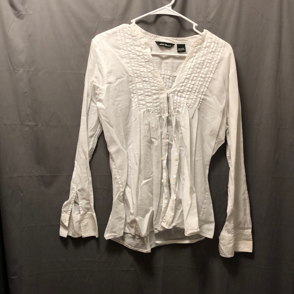 White long sleeve blouse